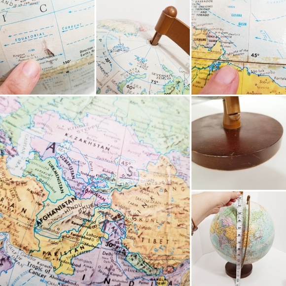 Globemaster 12" Globe Vintage decor - Picture 7 of 8